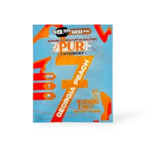 7Pure 7- Hydroxy Chewable Tablets Georgia Peach 120mg