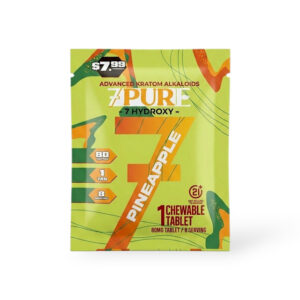 7Pure 7- Hydroxy Chewable Tablets Pineapple 80mg